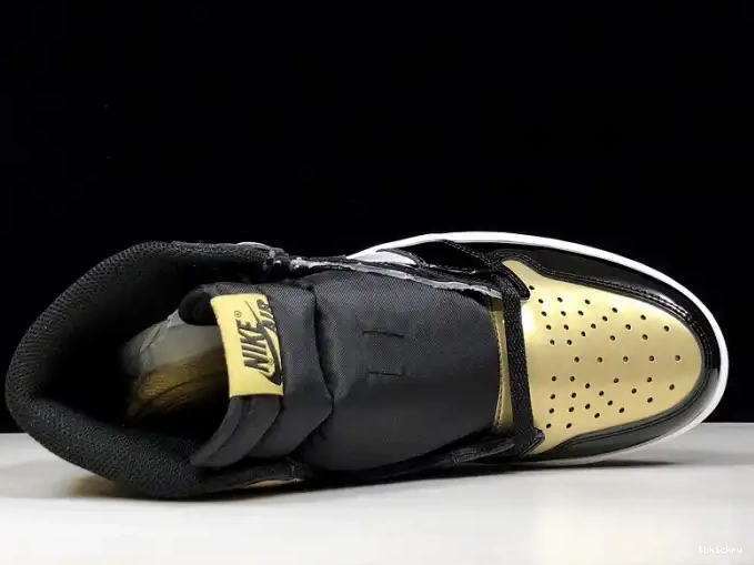 Rep TBK Toe Jordan Air 861428-007 Retro Glod 1 High 0620